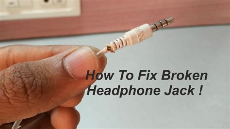 How to Repair a Headphone Jack .